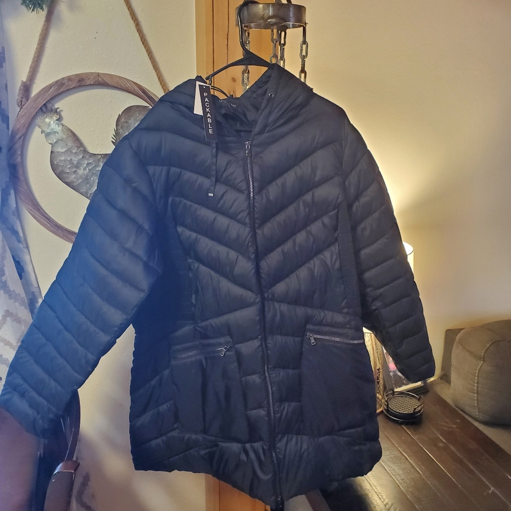 Womens coat  Lane Bryant black